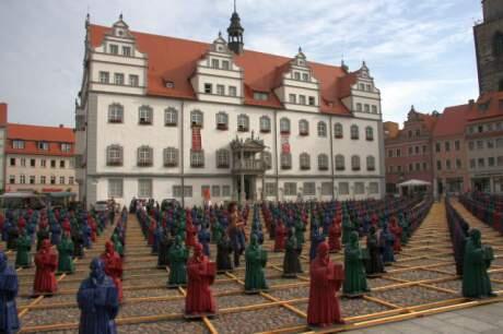 800 Lutherfiguren des Kunstprojektes 